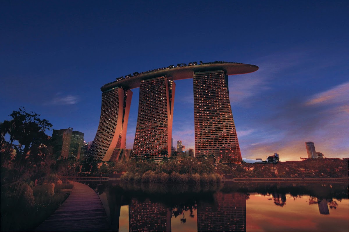 Marina Bay Sands shopping mall